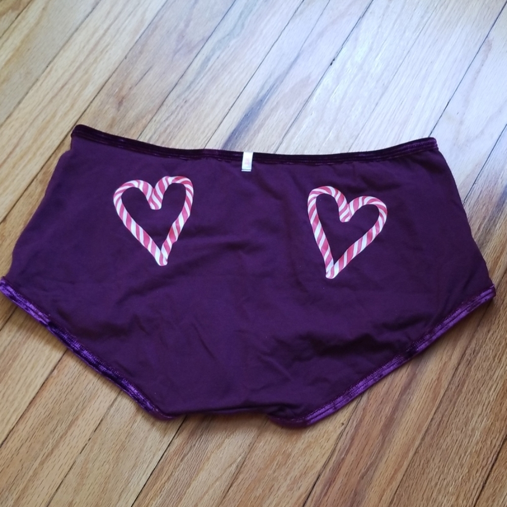 NWOT PINK Velvet-Trimmed Boyshort 💕3 for $15💕